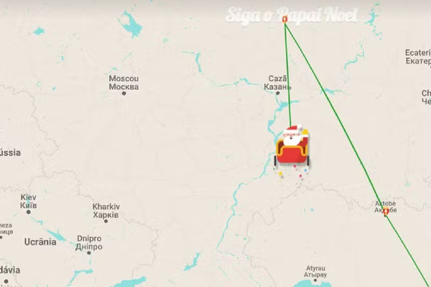 Siga o Papai Noel: Google lança mapa da viagem do 'bom velhinho' em tempo real; veja