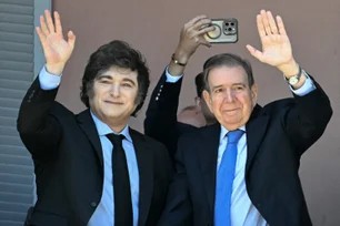 Imagem referente à matéria: Opositor venezuelano González Urrutia se reúne com Javier Milei em Buenos Aires