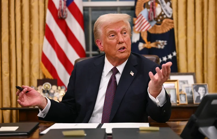 Desde o início do segundo mandato, governo Trump tem promovido uma cruzada contra o movimento "woke", agora direcionada a empresas de IA (AFP)
