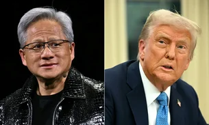 Trump se reúne com CEO da Nvidia para discutir IA e políticas de exportação de chips