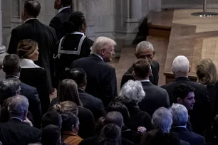 Imagem referente à matéria: Despedida: funeral de Jimmy Carter tem presença dos cinco últimos presidentes dos EUA