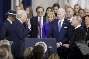 Imagem referente à matéria: "Era de ouro dos EUA começa agora", diz Trump na posse de seu segundo mandato como presidente