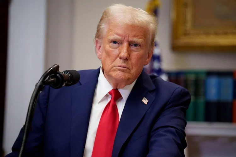 Donald Trump: presidente americano revoga políticas de IA de Biden (Andrew Harnik/Getty Images)