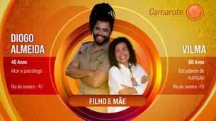 BBB 25: Diogo Almeida e Vilma são nova dupla camarote anunciada; veja lista dos participantes