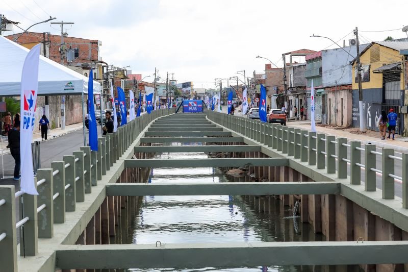 Belém entrega obra de prevenção a enchentes para a COP30