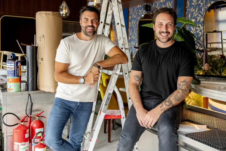 Os irmãos Gabriel e Nicholas Fullen: donos do grupo Locale. (Tadeu Brunelli/Divulgação)