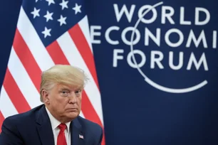 Imagem referente à matéria: Trump conversará virtualmente com participantes do Fórum de Davos após tomar posse