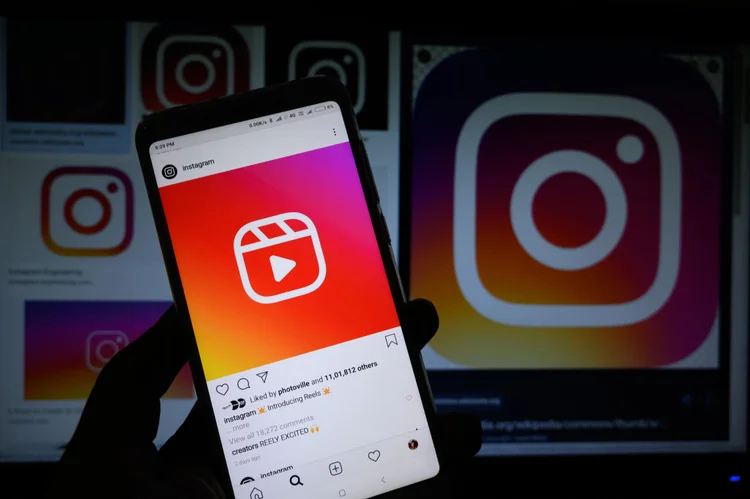 Instagram: rede social aproveita o futuro incerto do TikTok nos EUA para aprimorar sua ferramenta de vídeos (Soumyabrata Roy/NurPhoto/Getty Images)