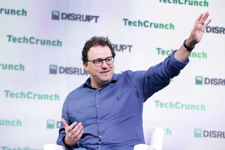 SAN FRANCISCO, CALIFORNIA - SEPTEMBER 20: Anthropic Co-Founder &amp; CEO Dario Amodei speaks onstage during TechCrunch Disrupt 2023 at Moscone Center on September 20, 2023 in San Francisco, California. (Photo by Kimberly White/Getty Images for TechCrunch) (Kimberly White/Getty Images)