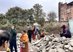 Imagem referente à matéria: Forte terremoto causa a morte de quase 100 pessoas na região do Tibete