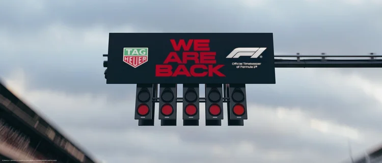 TAG Heuer: cronometrista oficial da Fórmula 1 em 2025. (Divulgação/Divulgação)