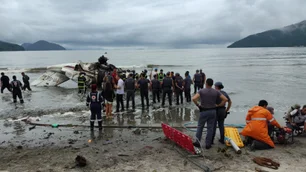 Imagem referente à matéria: Avião de pequeno porte cai em Ubatuba, litoral de SP