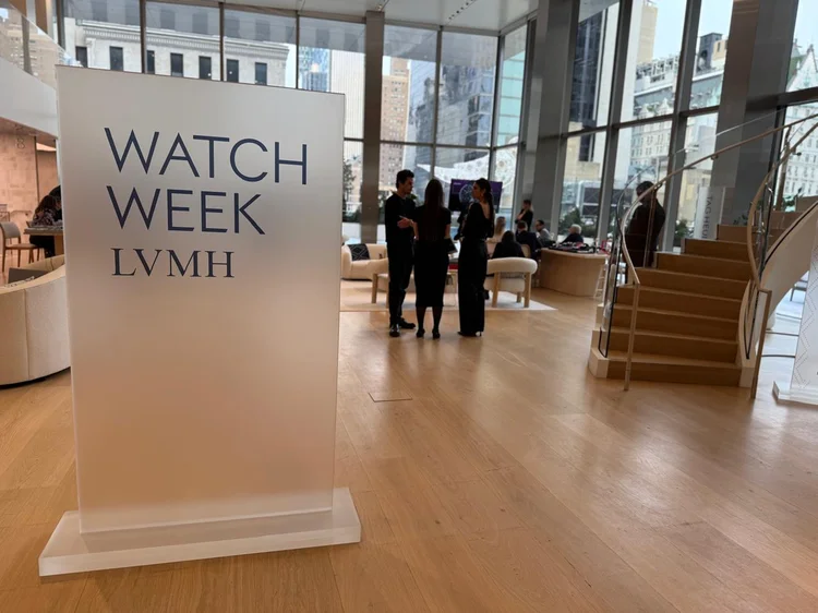 LVMH Watch Week 2025, em Nova York: mudança de local de última hora (Ivan Padilla/Exame)