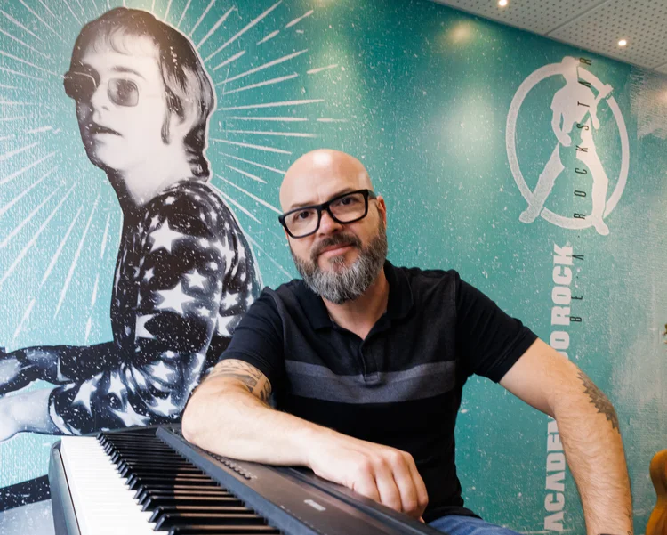 Marcelo de Freitas, da Academia do Rock: "Escolas de música são uma opção lucrativa e oferecem impacto positivo na vida das pessoas" (divulgação/Divulgação)