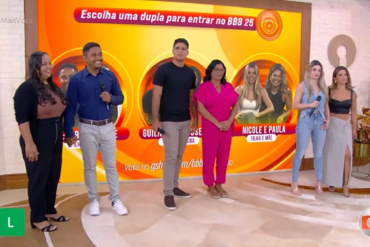 BBB 25: reality show conta com apresentação de Tadeu Schmidt (TV Globo/Reprodução)