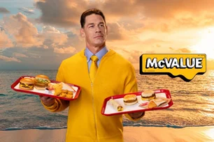 Imagem referente à matéria: McDonald's lança novo menu com preços mais baixos em campanha com John Cena