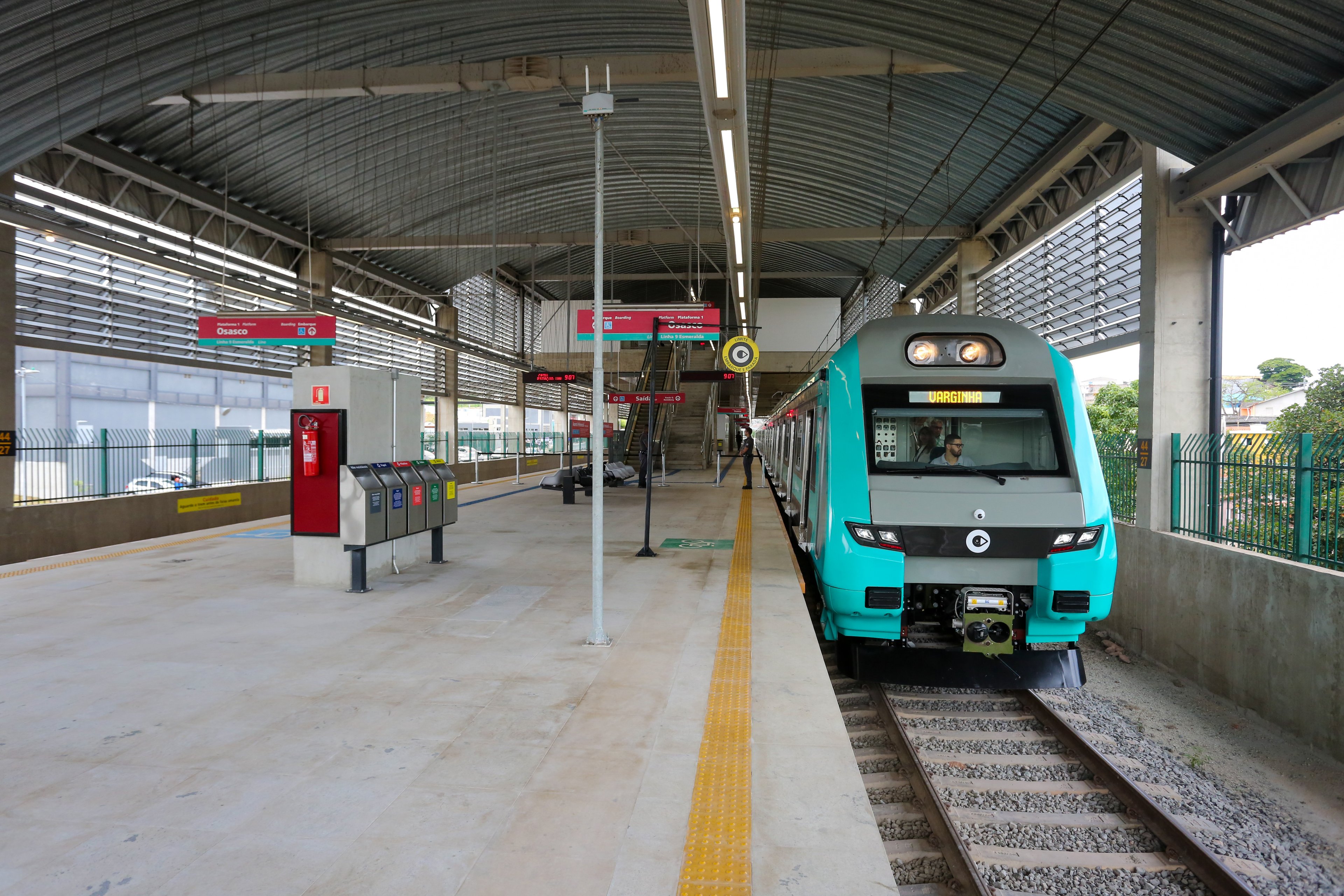 Inauguração da Estação Varginha - Linha 9 - Esmeralda