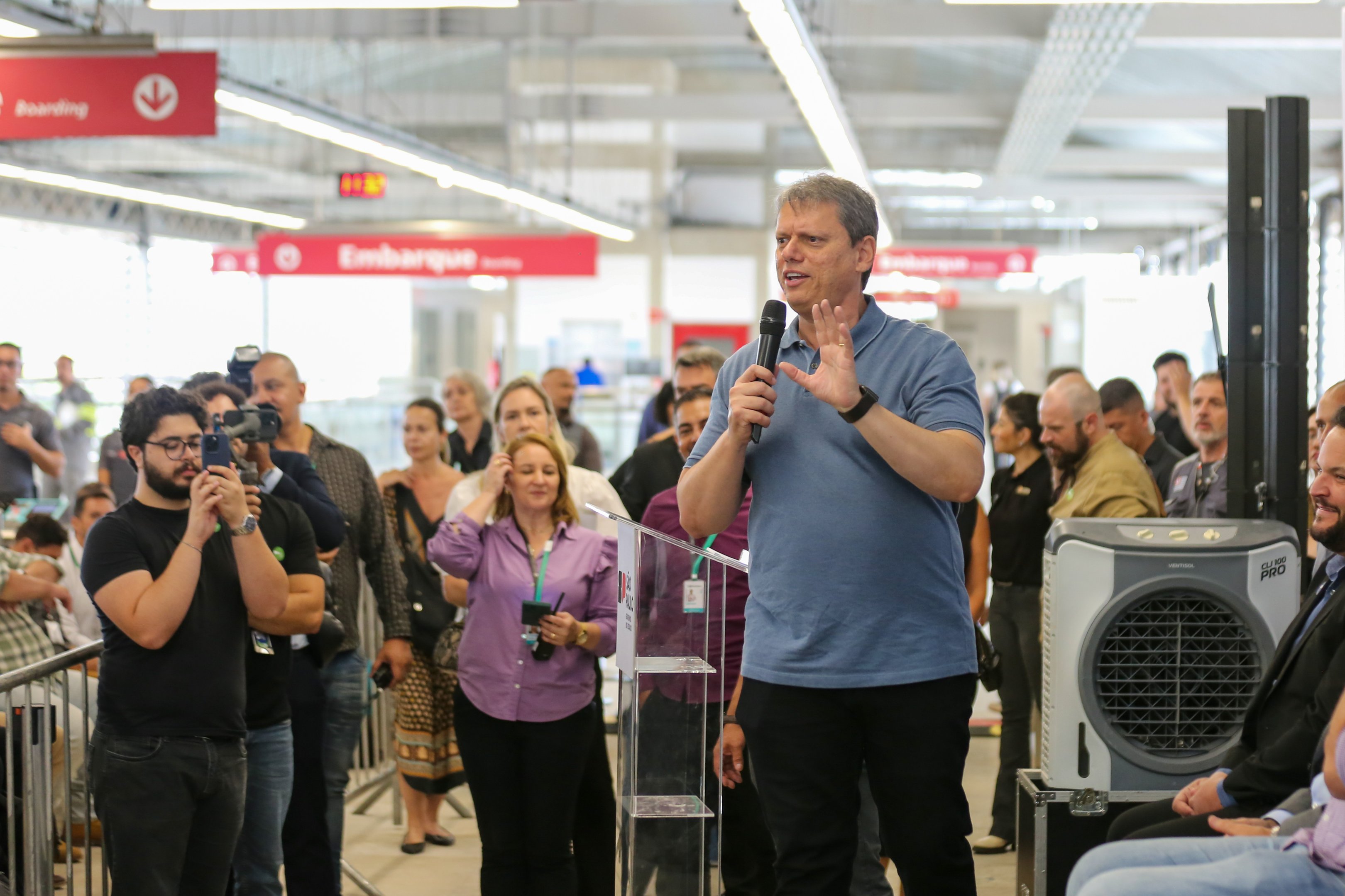 Inauguração da Estação Varginha - Linha 9 - Esmeralda