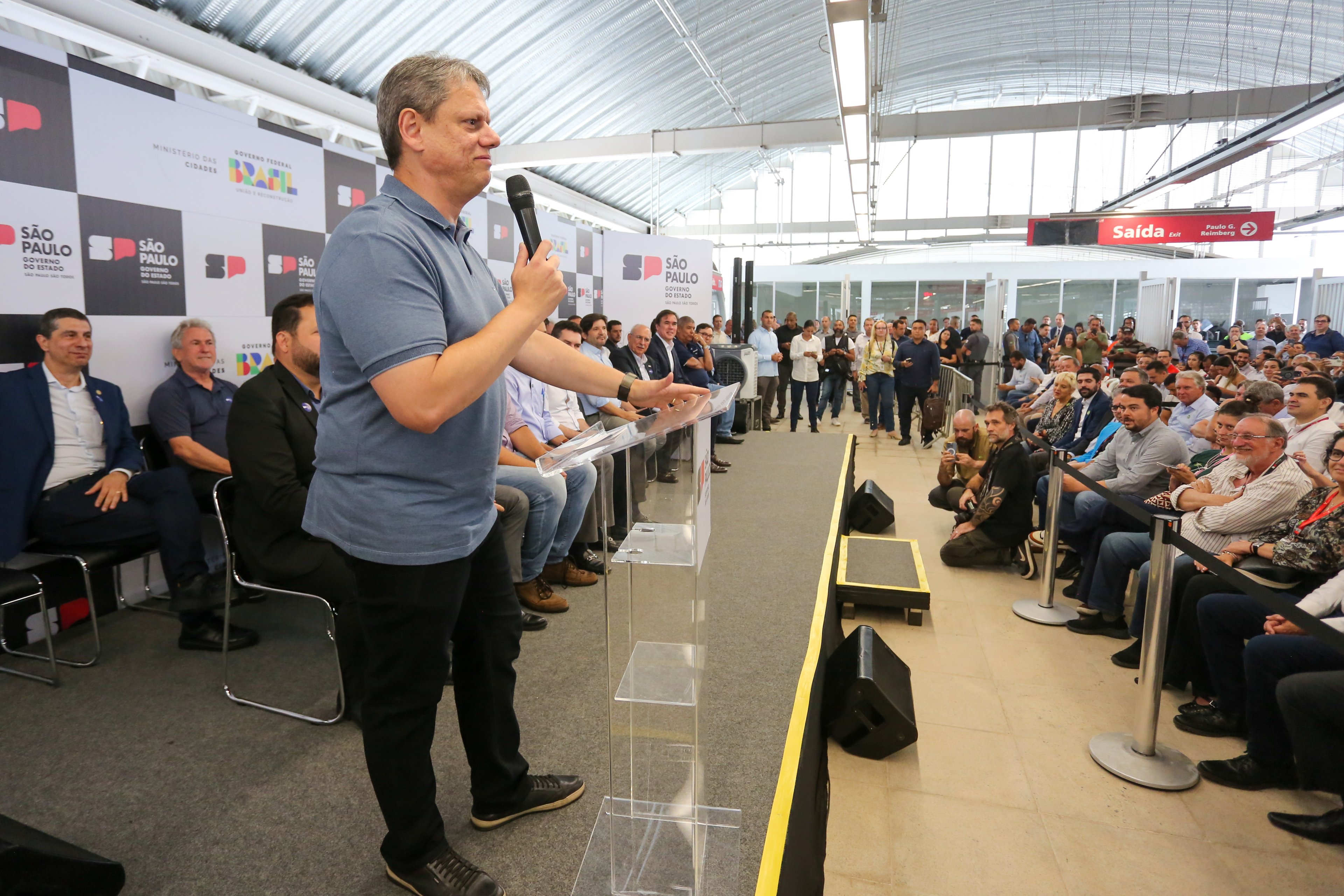 Inauguração da Estação Varginha - Linha 9 - Esmeralda