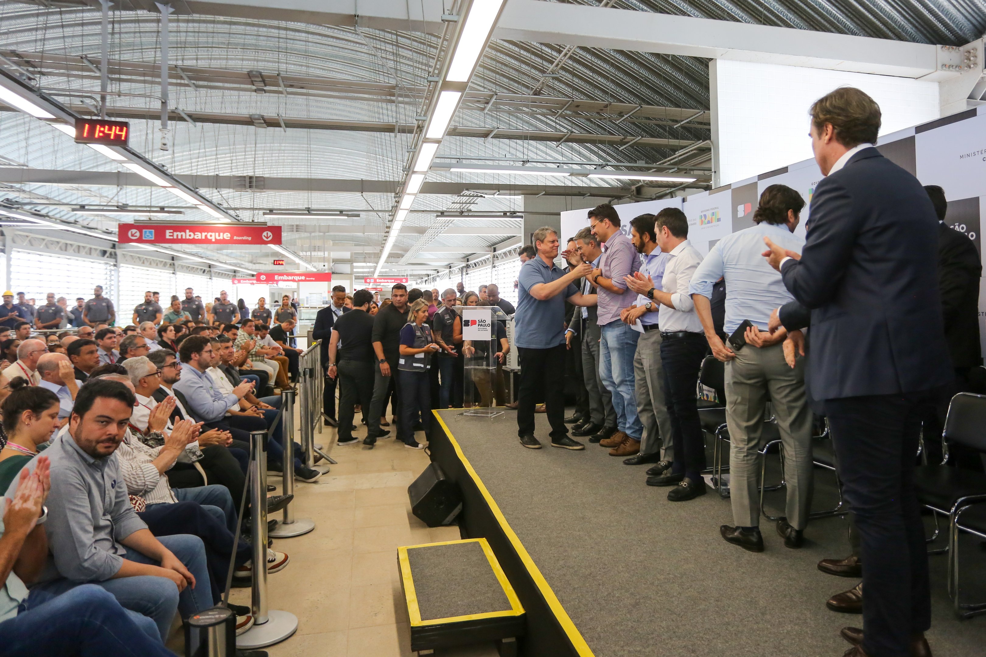 Inauguração da Estação Varginha - Linha 9 - Esmeralda