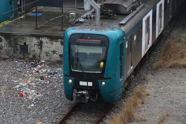 Trem da SuperVia, no Rio de Janeiro (Tânia Rego/Agência Brasil)