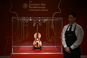 Imagem referente à matéria: O violino de milhões: raro Stradivarius pode bater valor recorde em leilão