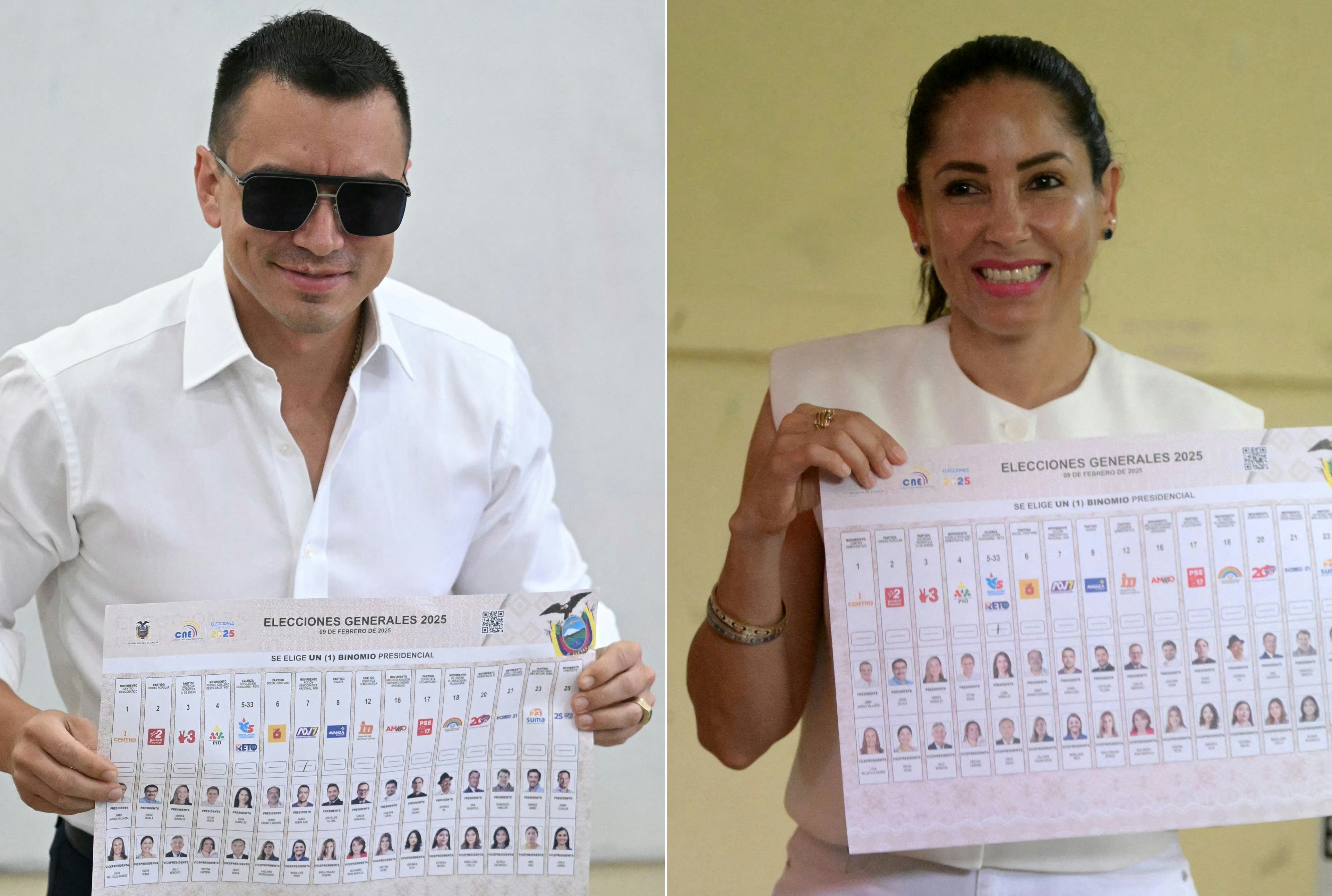 Eleições no Equador: Daniel Noboa e Luisa González vão disputar o segundo turno