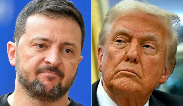 Zelensky e Trump: governo ucraniano teme que Washington reduza seu compromisso militar no continente (AFP)