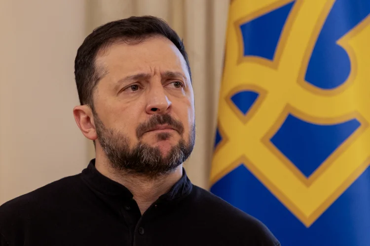 Volodymyr Zelensky: presidente da Ucrânia (Tetiana DZHAFAROVA/AFP)