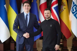 Imagem referente à matéria: Trudeau diz que G7 está unido para acabar com “guerra injusta” na Ucrânia