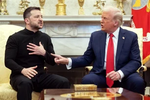 Imagem referente à matéria: 'Mentira das mentiras': como a discussão entre Trump e Zelensky repercutiu na Rússia