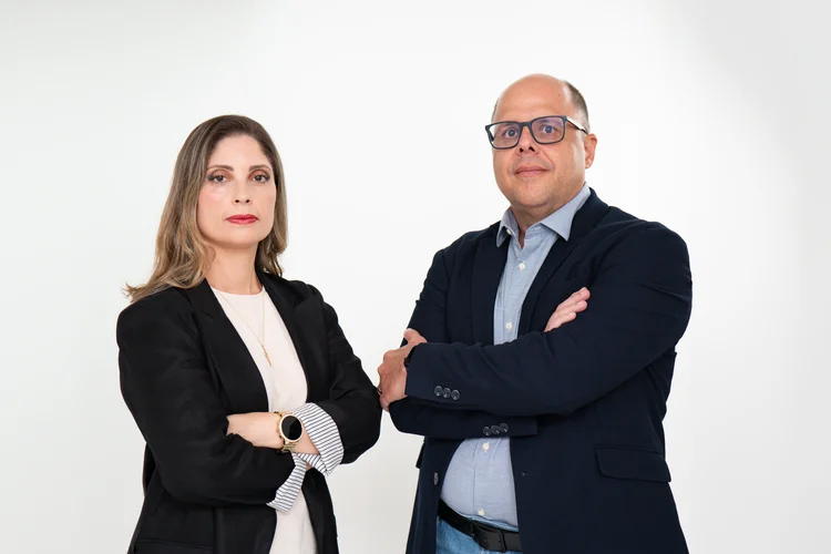 André Cruz e Michelle Oliveira, da Digital Manager Guru: casal brasileiro mora em Portugal há dez anos (Digital Bird/Divulgação)