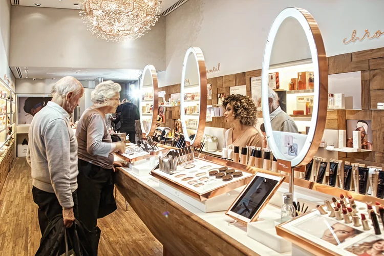 Natura: a procura pela linha Chronos, voltada aos cuidados com a pele, cresceu, e a marca vê maior demanda por produtos que valorizem a beleza (Leandro Fonseca/Exame)