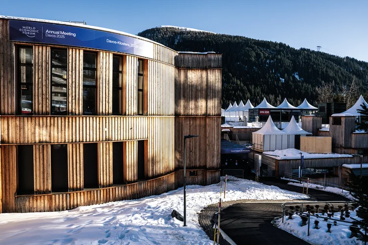 Davos: a cidade suíça se transformou na capital mundial do debate econômico (World Economic Forum/Divulgação)