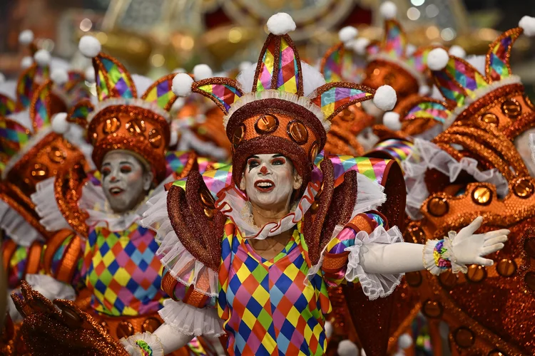 Desfiles das escolas de samba em SP: os eventos começam em 28 de fevereiro (Nelson Almeida/AFP/Getty Images)