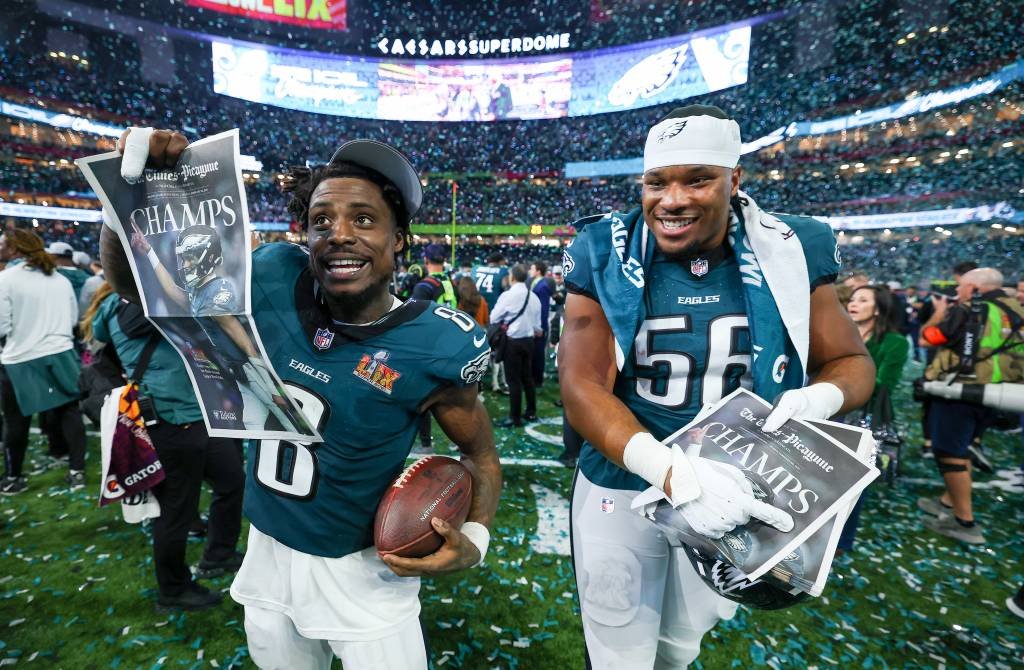 Super Bowl 2025: Eagles massacra Chiefs por 40 a 22 e vence segundo título de sua história