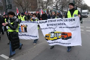 Imagem referente à matéria: Berlim amanhece sem transporte público devido à 2ª greve para exigir salários mais altos