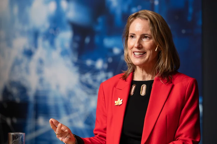 Evelyne Coulombe, chefe da diplomacia canadense na Alemanha. (Divulgação)