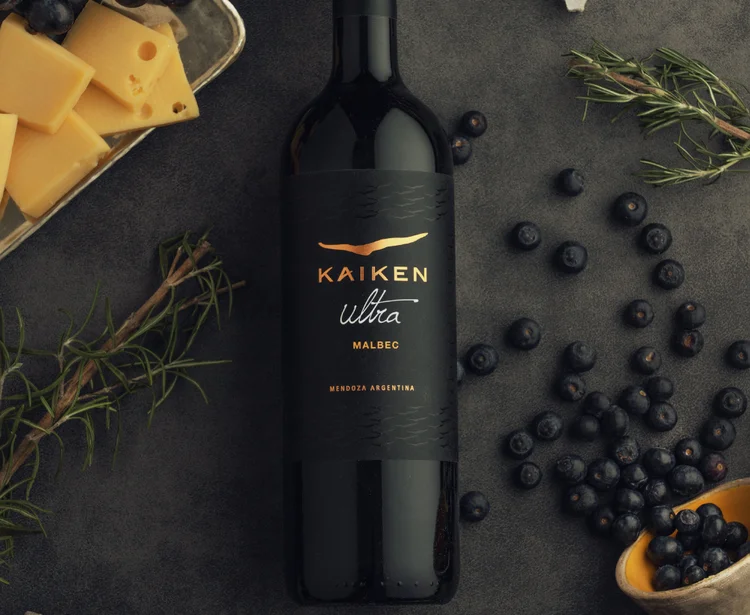 Ultra Malbec 2021, da vinícola Kaiken: eleito um dos melhores do mundo em 2024. (Divulgação/Divulgação)