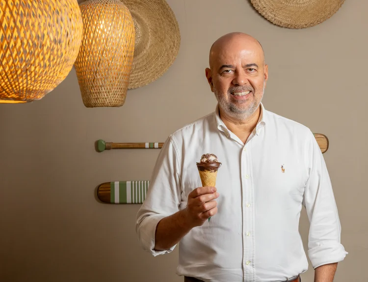 Lupércio Moraes, CEO da Rochinha Sorvetes: "Somos brasileiros, somos o sorvete da memória afetiva do paulista" (Rochinha Sorvetes/Divulgação)
