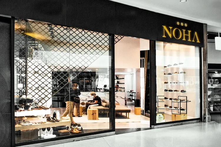 Loja da Noha Shoes: Hoje, são 20 unidades espalhadas por cidades como Recife, Fortaleza, São Paulo, Balneário Camboriú e Goiânia. Do total, 11 são lojas próprias e 9 são franquias (Divulgação/Divulgação)