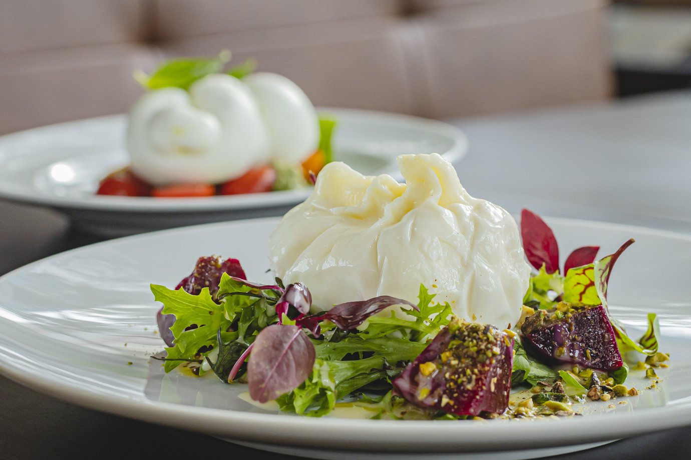 Temperani: Burrata, Limoncello e Pistacchio (R$ 89)