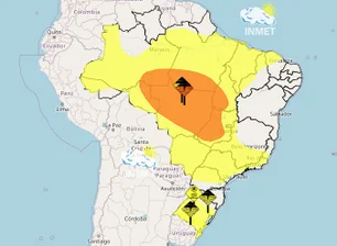 Imagem referente à matéria: Defesa Civil emite alerta severo de chuvas para São Paulo na tarde desta terça