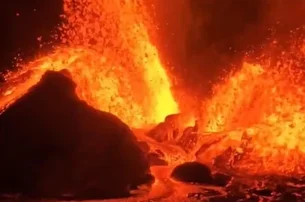 Vídeo mostra erupção do vulcão Kilauea, no Havaí, que expeliu lava a mais de 90 metros de altura