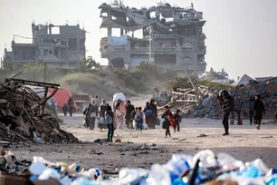 Imagem referente à matéria: Israel lança maiores ataques em Gaza desde cessar-fogo em meio à negociações da segunda fase