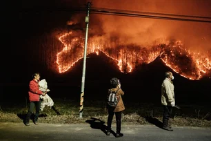 Imagem referente à matéria: Incêndios na Coreia do Sul deixam quatro mortos e milhares de desabrigados