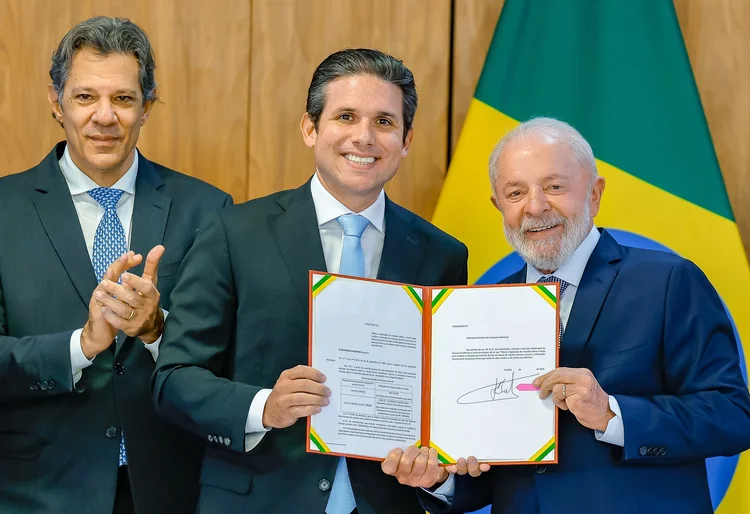 Lula: Presidente da República durante reunião para Anúncio do Envio do Projeto de Lei de Ampliação da Isenção do Imposto de Renda ao Congresso Nacional (Ricardo Stuckert / PR/Divulgação)