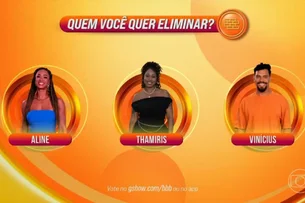 Paredão BBB: Aline, Thamiris e Vinícius estão na berlinda; veja como votar pelo Gshow