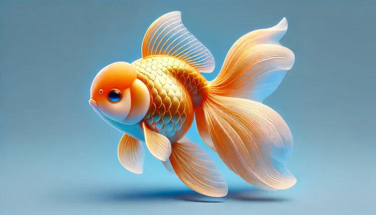 Peixe-dourado: animal pode representar perigo na natureza (Imagem gerada com auxílio de Inteligência Artificial)