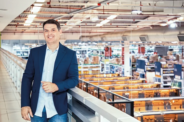 Alexandre Mendonça, presidente do conselho da Carajás  Home Center: “Agora competimos entre os grandes” (Andrea Ito de Melo/Divulgação)
